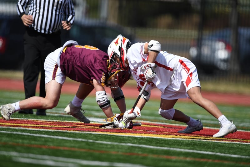 Lacrosse head collision 